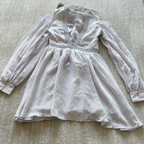 NWT Free People x Acler Aslan Pastel Purple Mini Dress 4 - Picture 4 of 9